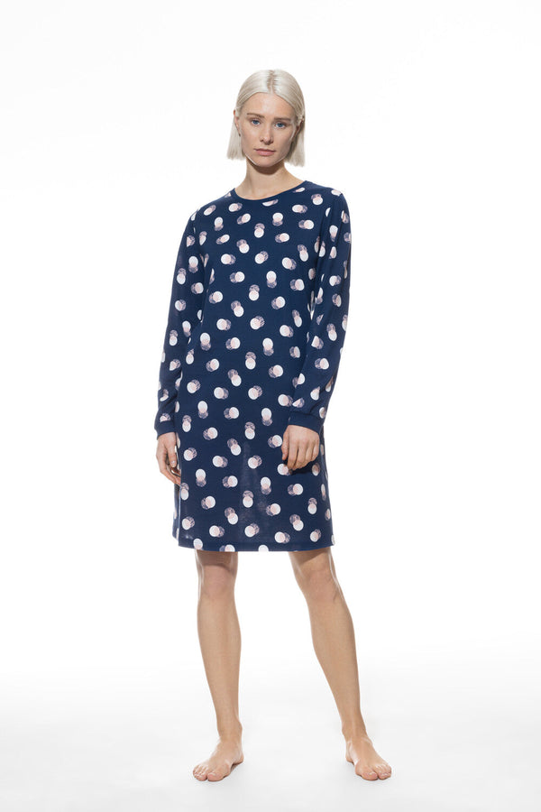 Mey Serie Scribbled Dots Sleepshirt Long Sleeve